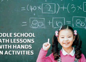 Middle school math lessons with hands-on activities
