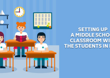 Setting up a middle school classroom with the students in mind