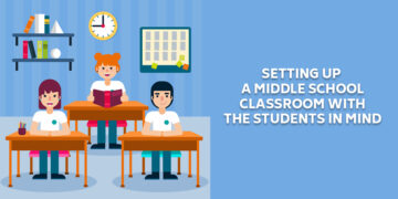 Setting up a middle school classroom with the students in mind