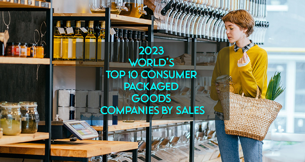 2023 World's Top Ten Consumer Packaged Goods Companies by Sales