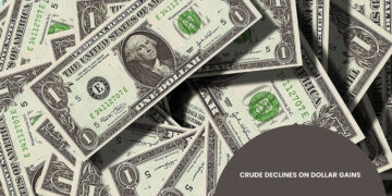 Crude Declines on Dollar Gains